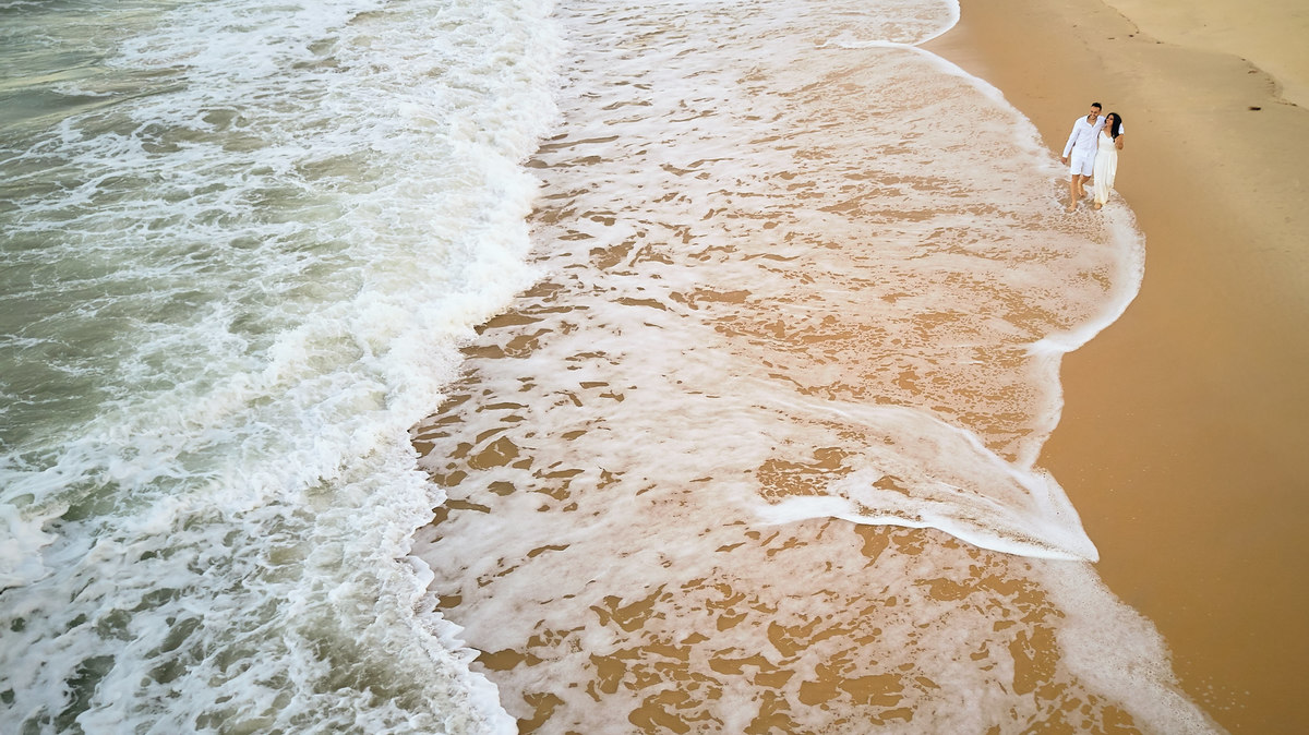 ensaio na praia de Amanda e Rafal no Litoral Sul da Paraíba por 4Mãos Fotografias