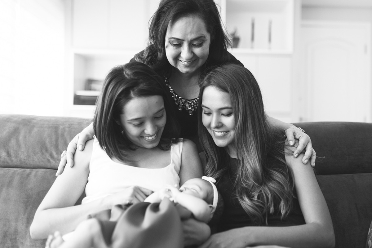 3 gerações e um novo amor! Marina 3 meses.