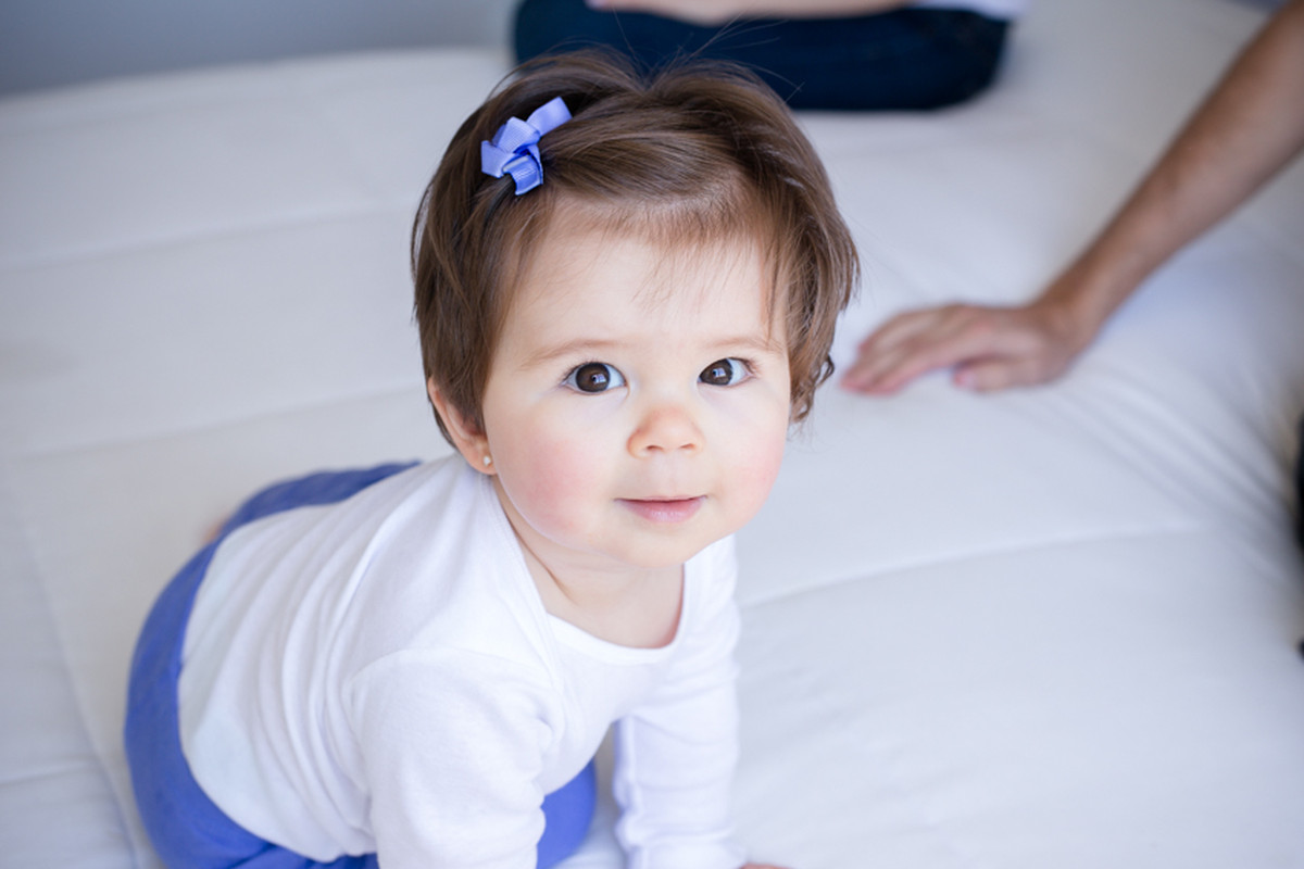 Bruna 8 meses – Ensaio em casa