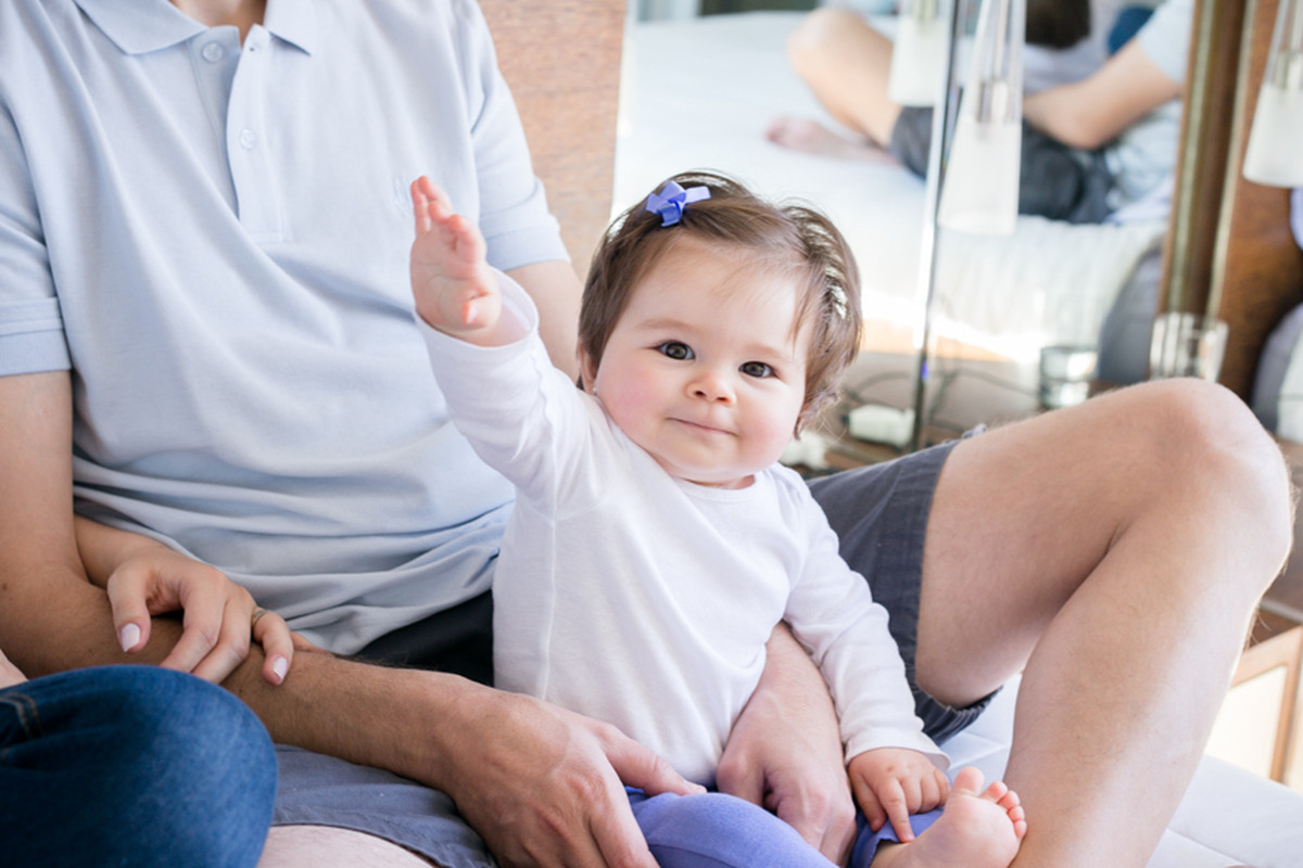 Bruna 8 meses – Ensaio em casa