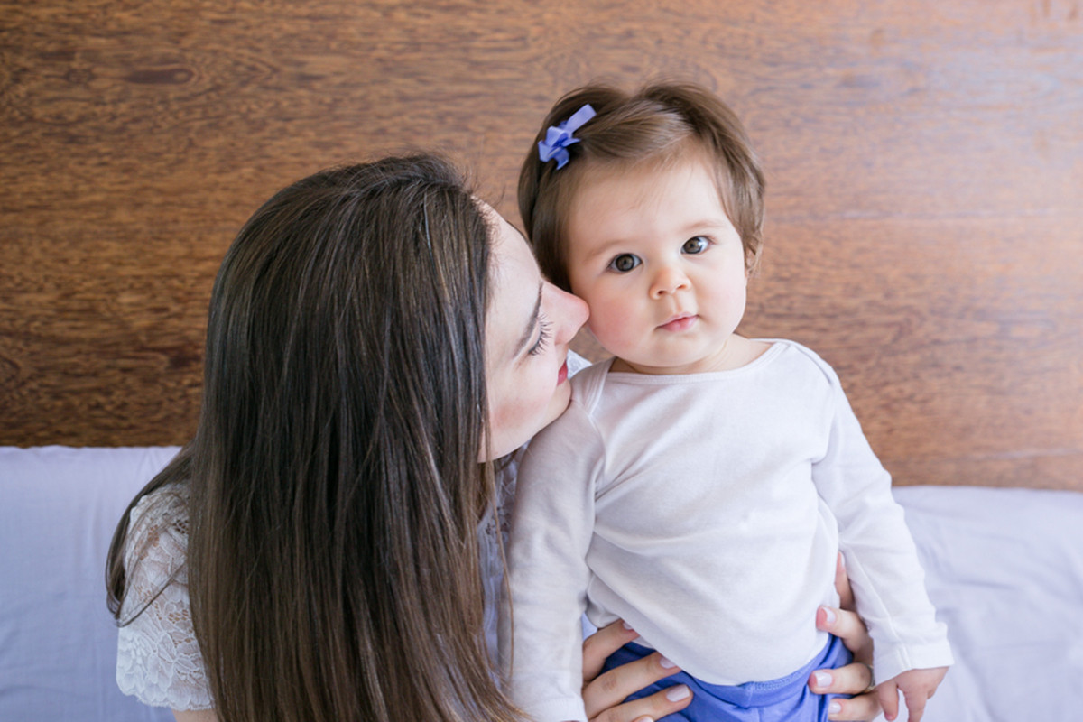 Bruna 8 meses – Ensaio em casa