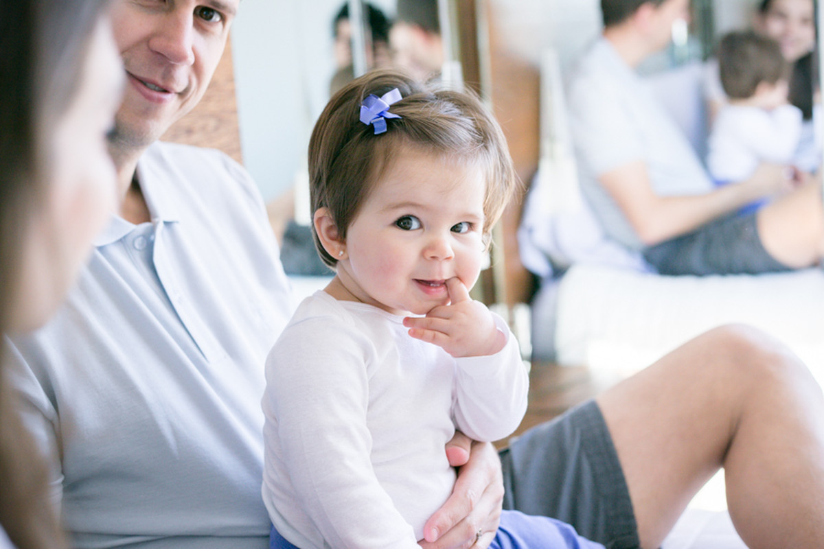 Bruna 8 meses – Ensaio em casa