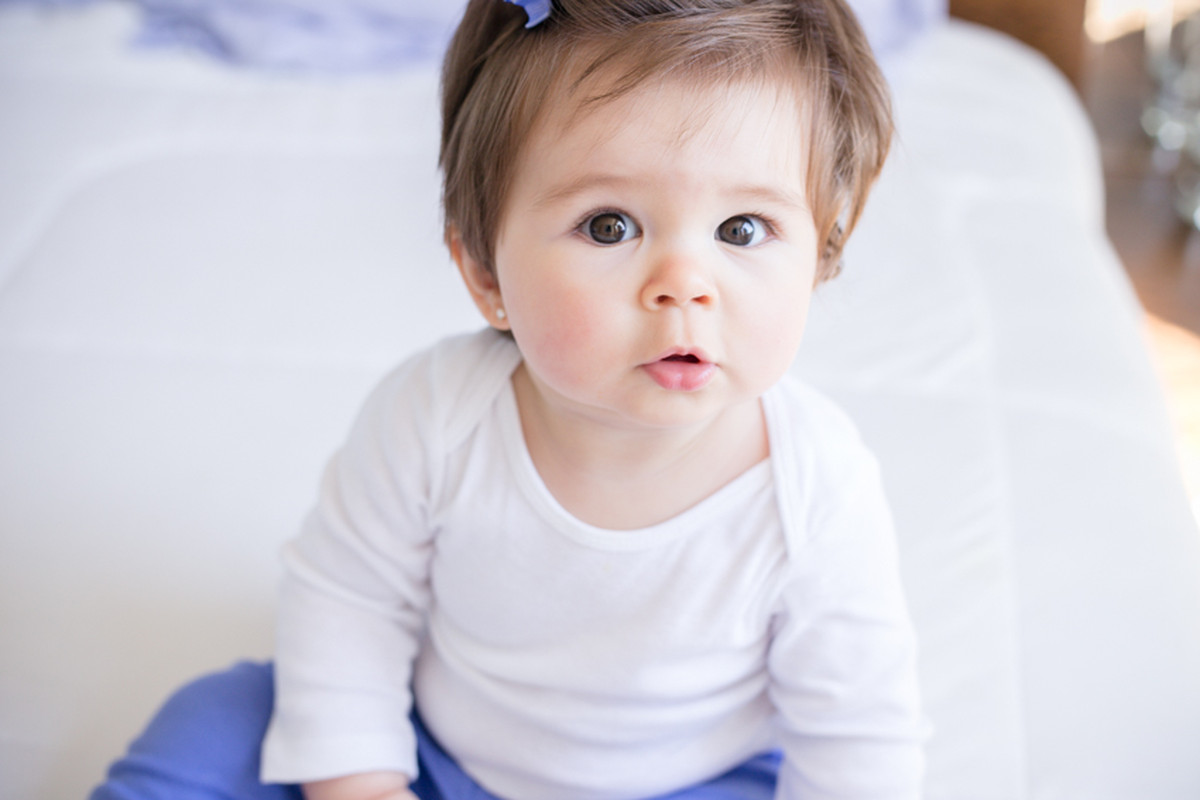 Bruna 8 meses – Ensaio em casa