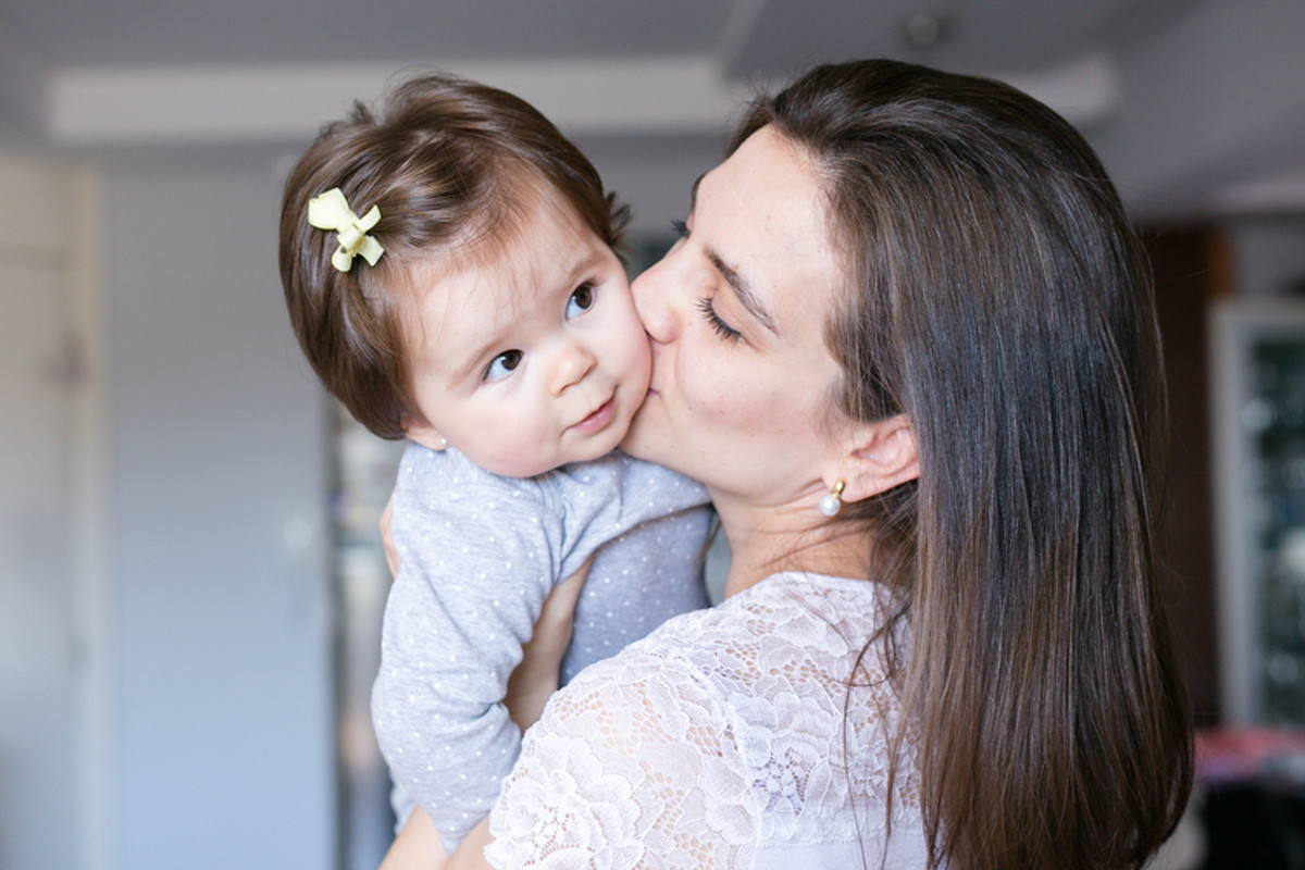 Bruna 8 meses – Ensaio em casa