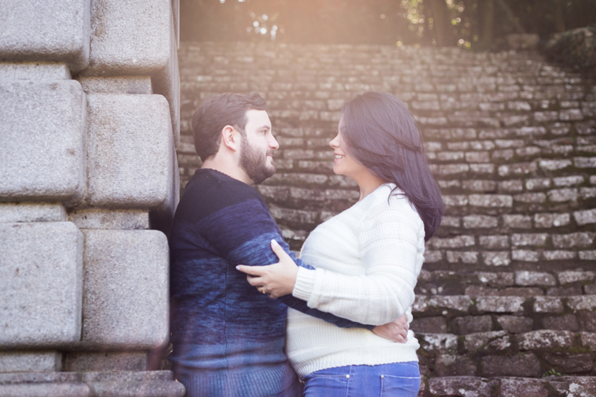 Milene e Diego esperando a Maju – Ensaio de Gestante