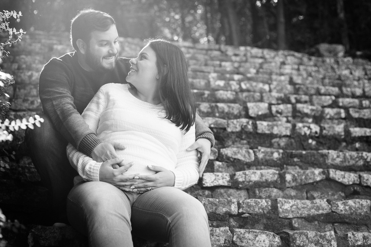 Milene e Diego esperando a Maju – Ensaio de Gestante