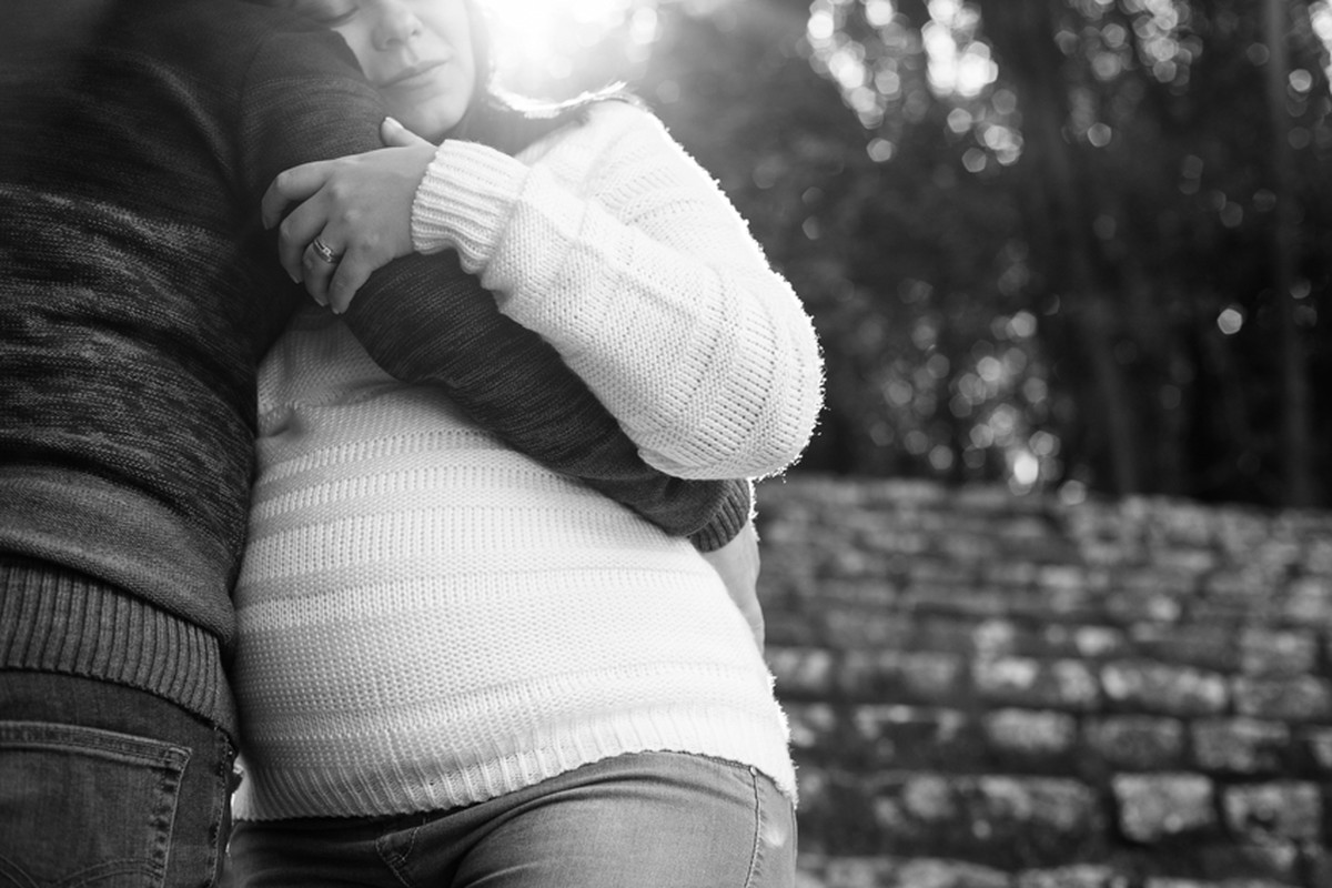 Milene e Diego esperando a Maju – Ensaio de Gestante