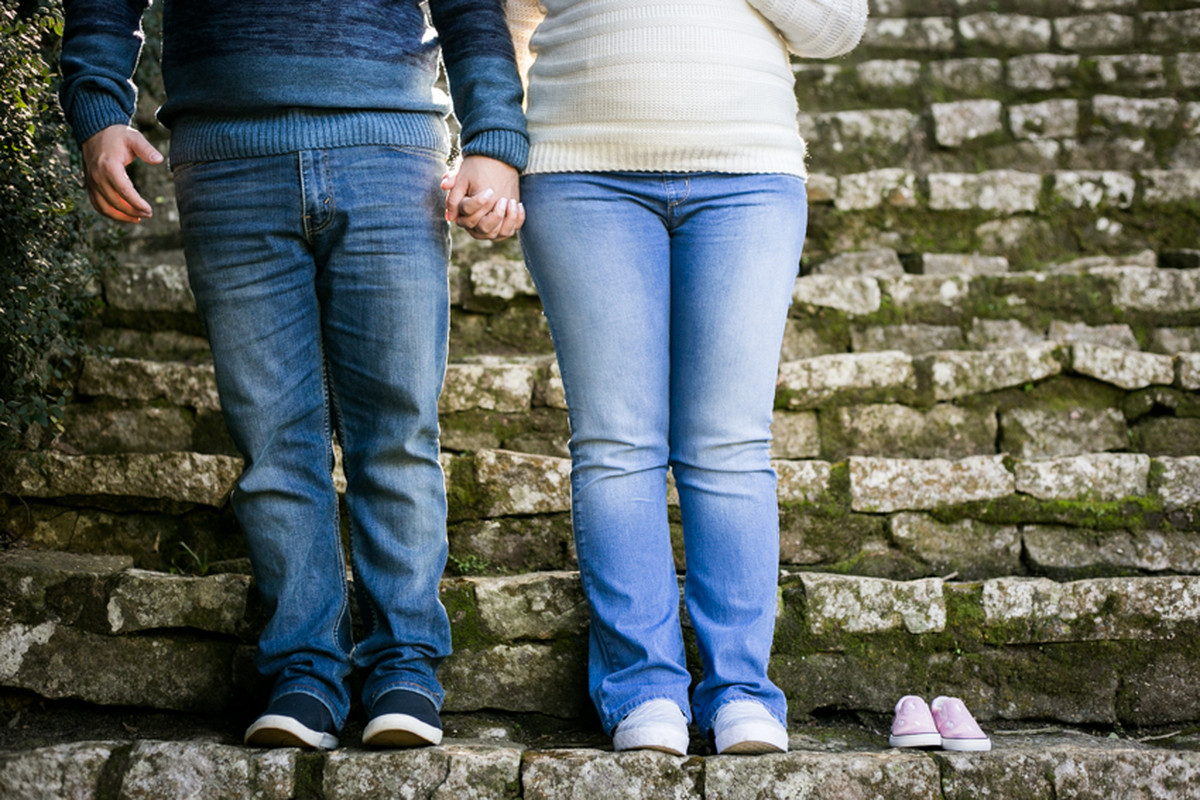 Milene e Diego esperando a Maju – Ensaio de Gestante