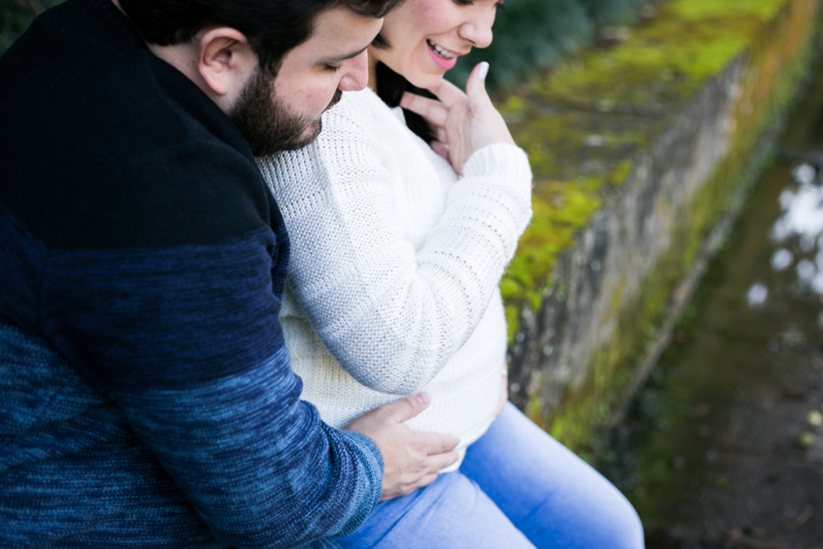Milene e Diego esperando a Maju – Ensaio de Gestante