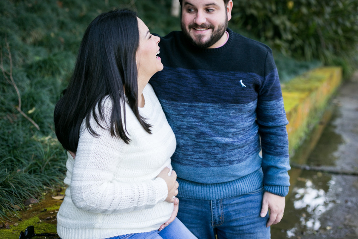 Milene e Diego esperando a Maju – Ensaio de Gestante
