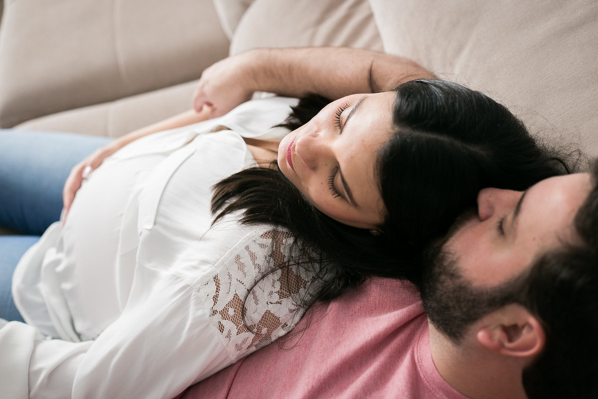 Milene e Diego esperando a Maju – Ensaio de Gestante