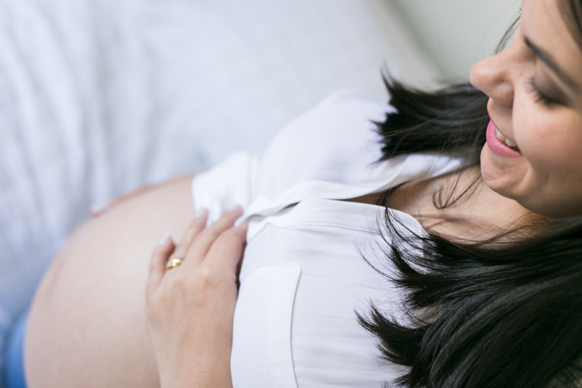 Milene e Diego esperando a Maju – Ensaio de Gestante