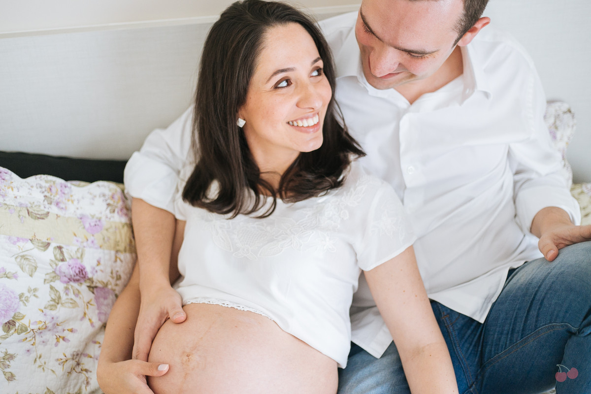 Mayra e Thadeu esperando a Luiza – Ensaio Gestante