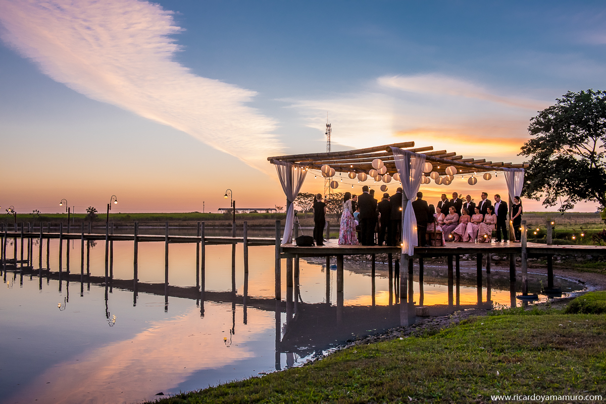foto da cerimonia de casamento realizada na quinta do sardao em guarapes
