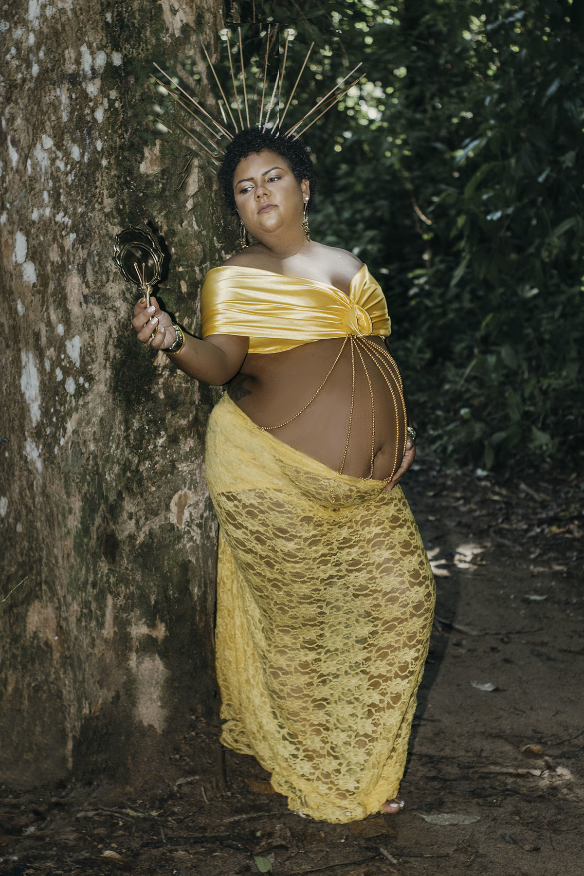 ensaio de gestantes gravidas autoestima theo mãe de menino mãe de menino ensaio na cachoeira ensaio externos ensaio maravilhoso maternidade real  fotografia fotos  ensaio filha de oxum art portrait axe orixas