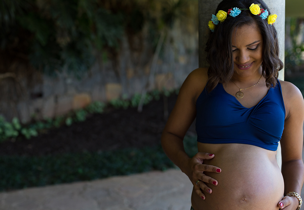 fotografia de gestante parque da cidade são José dos campos