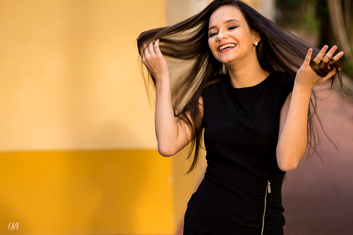 Fotografia ensaio 15 anos ao ar livre 