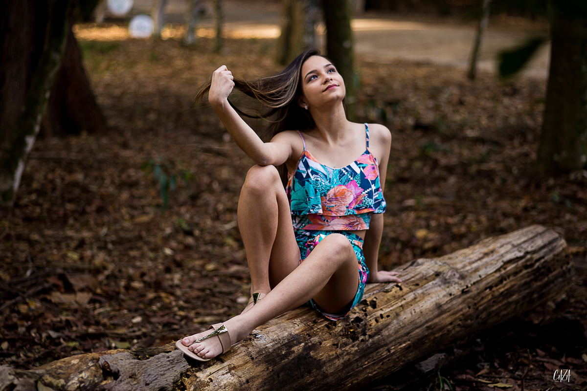 Fotografia ensaio 15 anos ao ar livre natureza