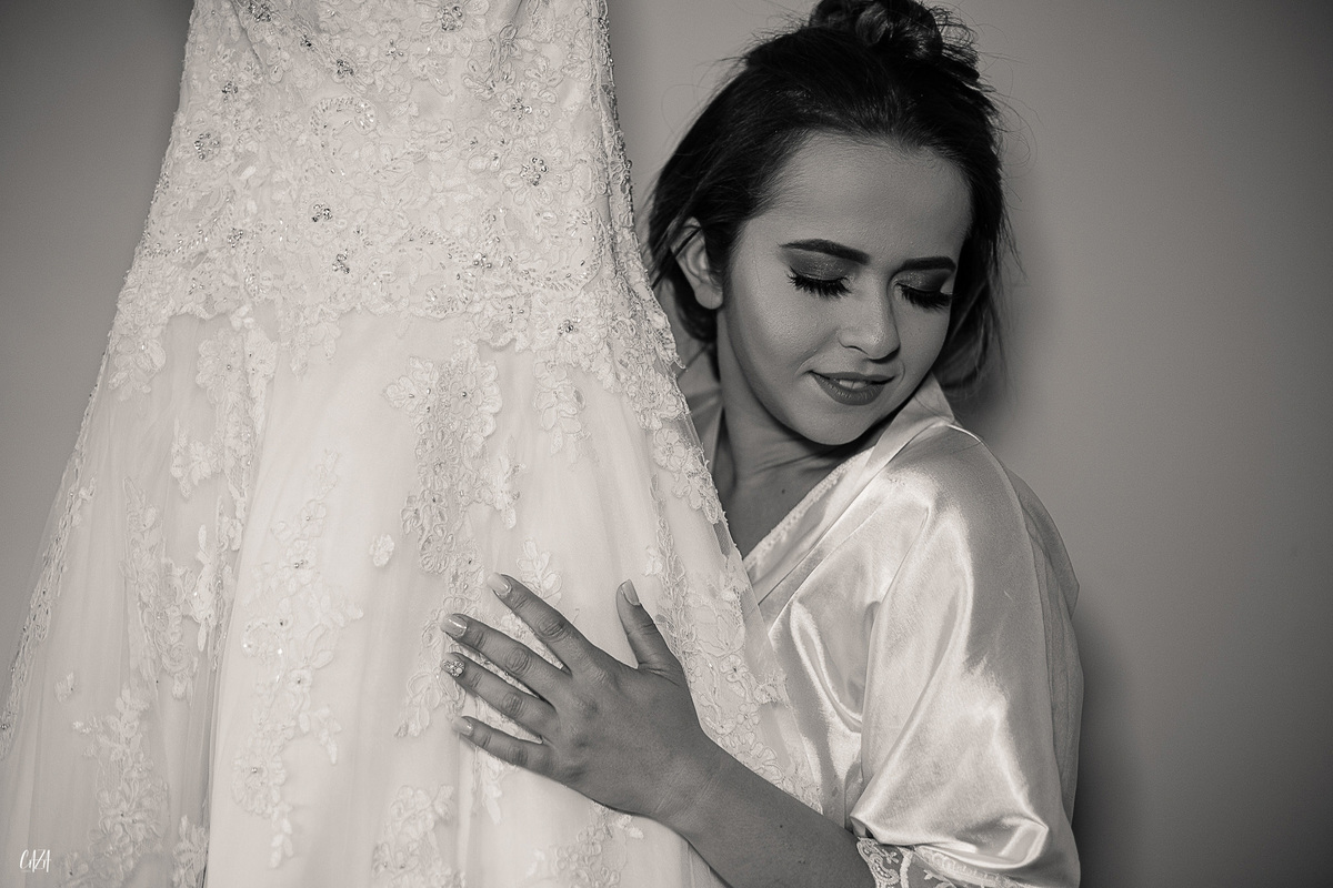 Fotografia casamento dia da noiva maquiagem e vestido