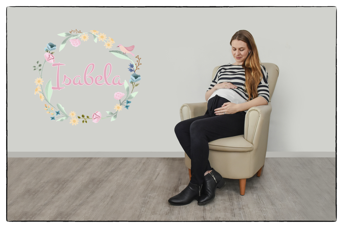 Doce espera de nossa amada Isabela!