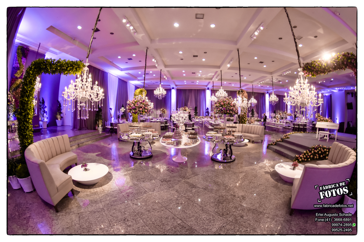 Decoração Mesa Doces e Salão 15 Anos