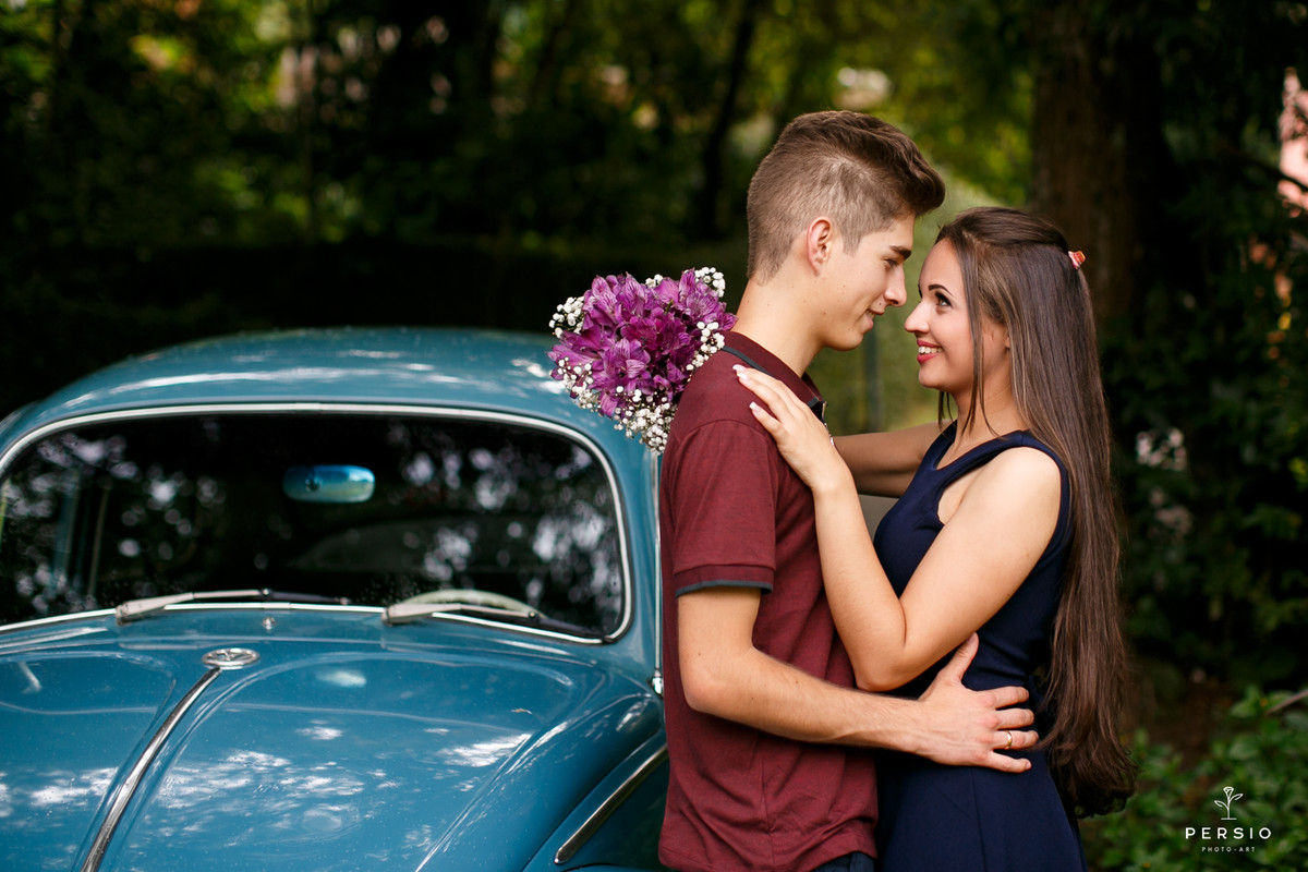 ensaio com fusca na Unilivre