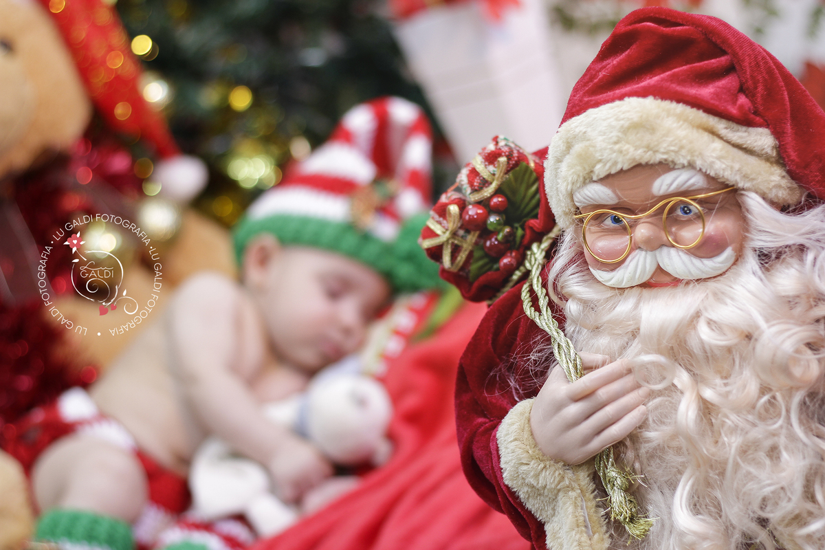 Mini Ensaio de Natal , Melissa , 3 meses , Fotos tiradas por Lu Galdi Fotografia , na Cidade de Piracicaba/SP