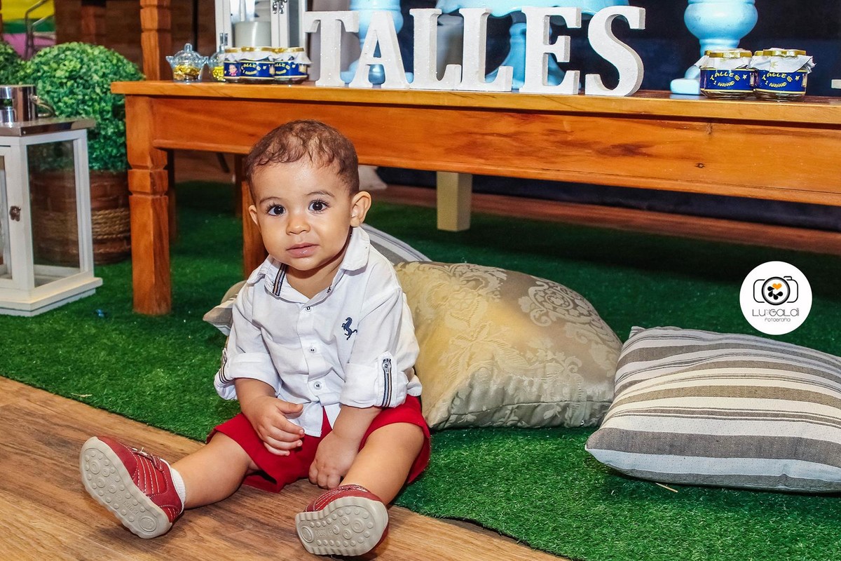 Fotos tiradas por Lu Galdi Fotografia , em Primeiro Aninho do Talles , no salão Maravilha Eventos , na cidade de Piracicaba/SP,