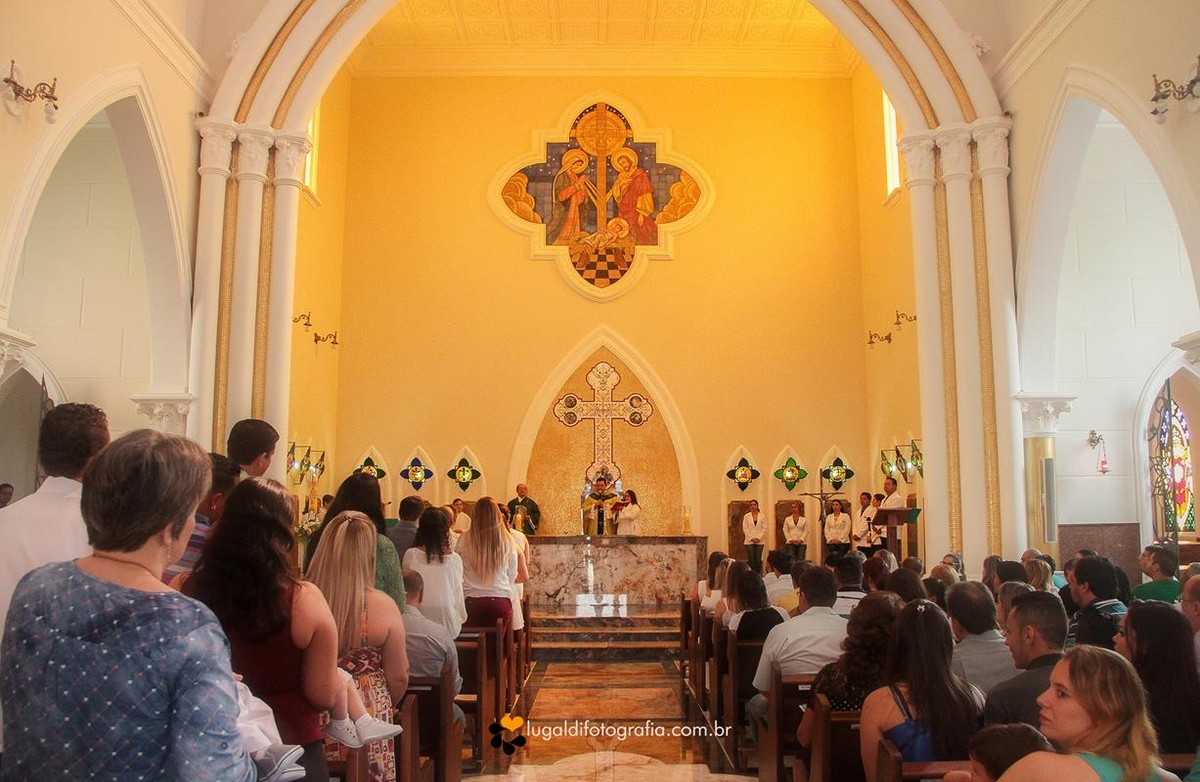Fotos tiradas por Lu Galdi Fotografia , Batizado Miguel , na Paróquia São José , na cidade de Piracicaba/SP