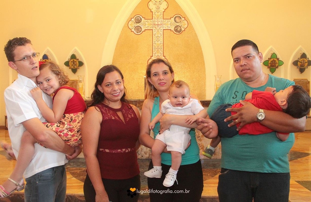 Fotos tiradas por Lu Galdi Fotografia , Batizado Miguel , na Paróquia São José , na cidade de Piracicaba/SP