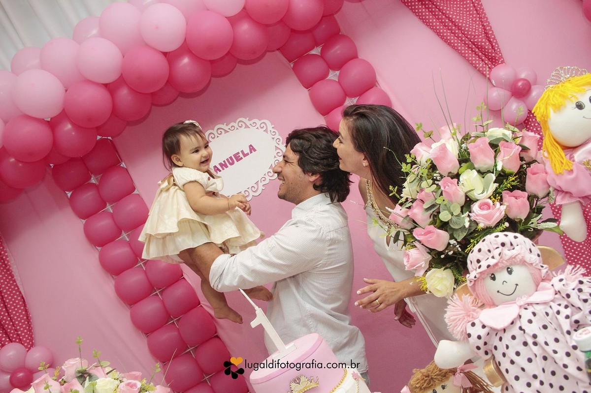 Primeiro Aninho da Manuela , fotos tiradas por Lu Galdi Fotografia , registrando a alegria e o amor , na cidade de Piracicaba/Sp , em Buffet Castelinho