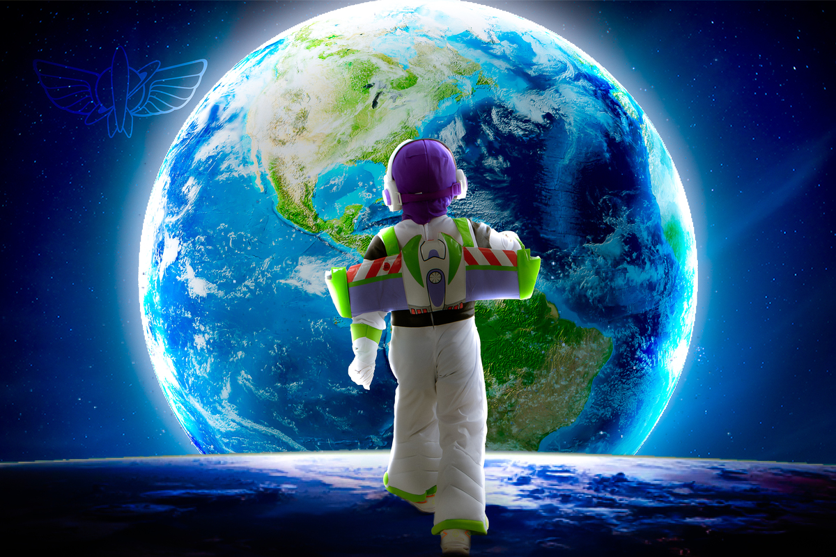 Uma imagem do Buzz Lightyear inspirada no proximo filme da pixar