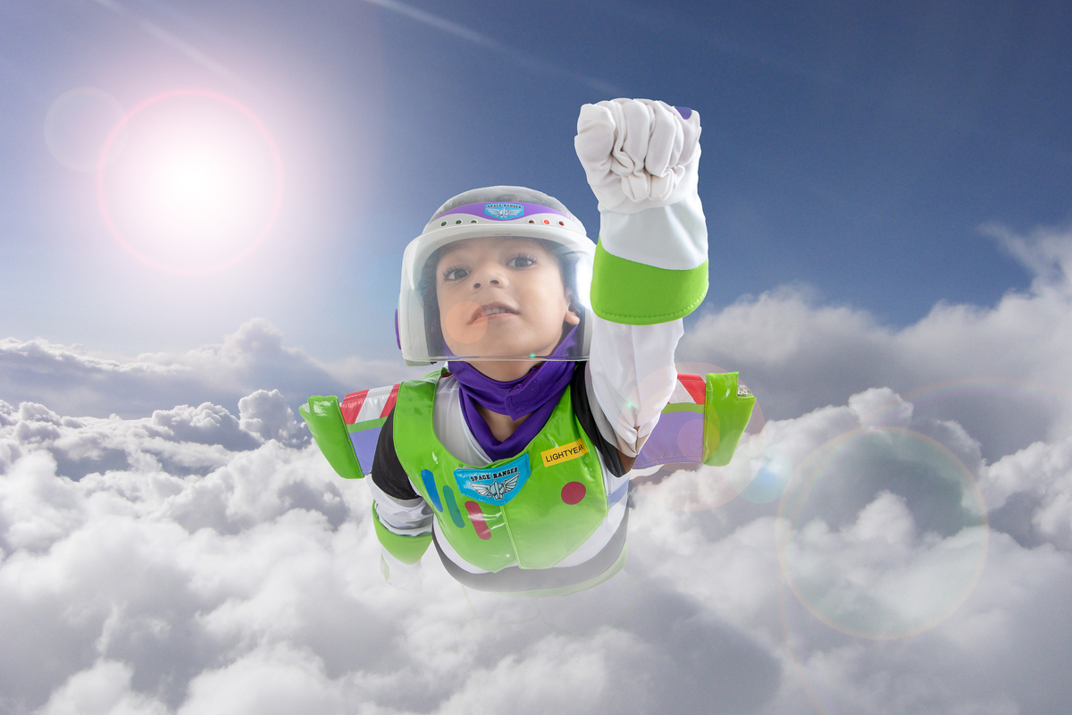 Ao infinito e além com o buzz Lightyear