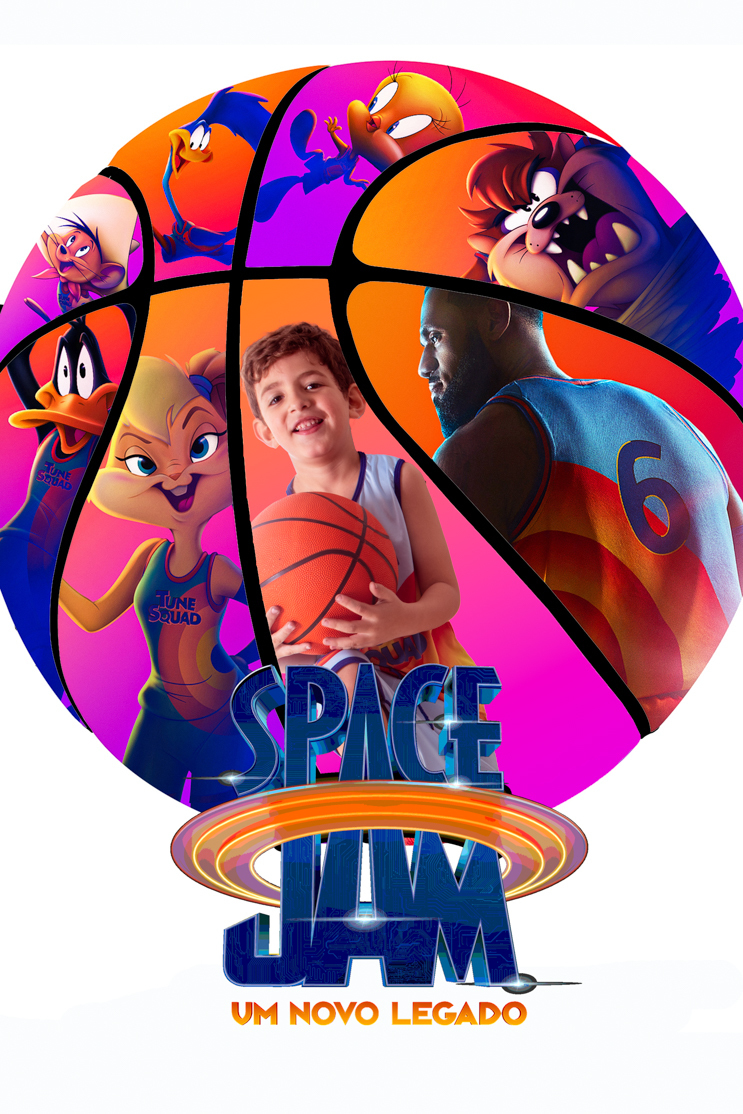 Space Jam, o Novo legado foi a inspiração para o ensaio fotográfico do Barnardo, com parna longa e toda a turma do Looney Tunes.