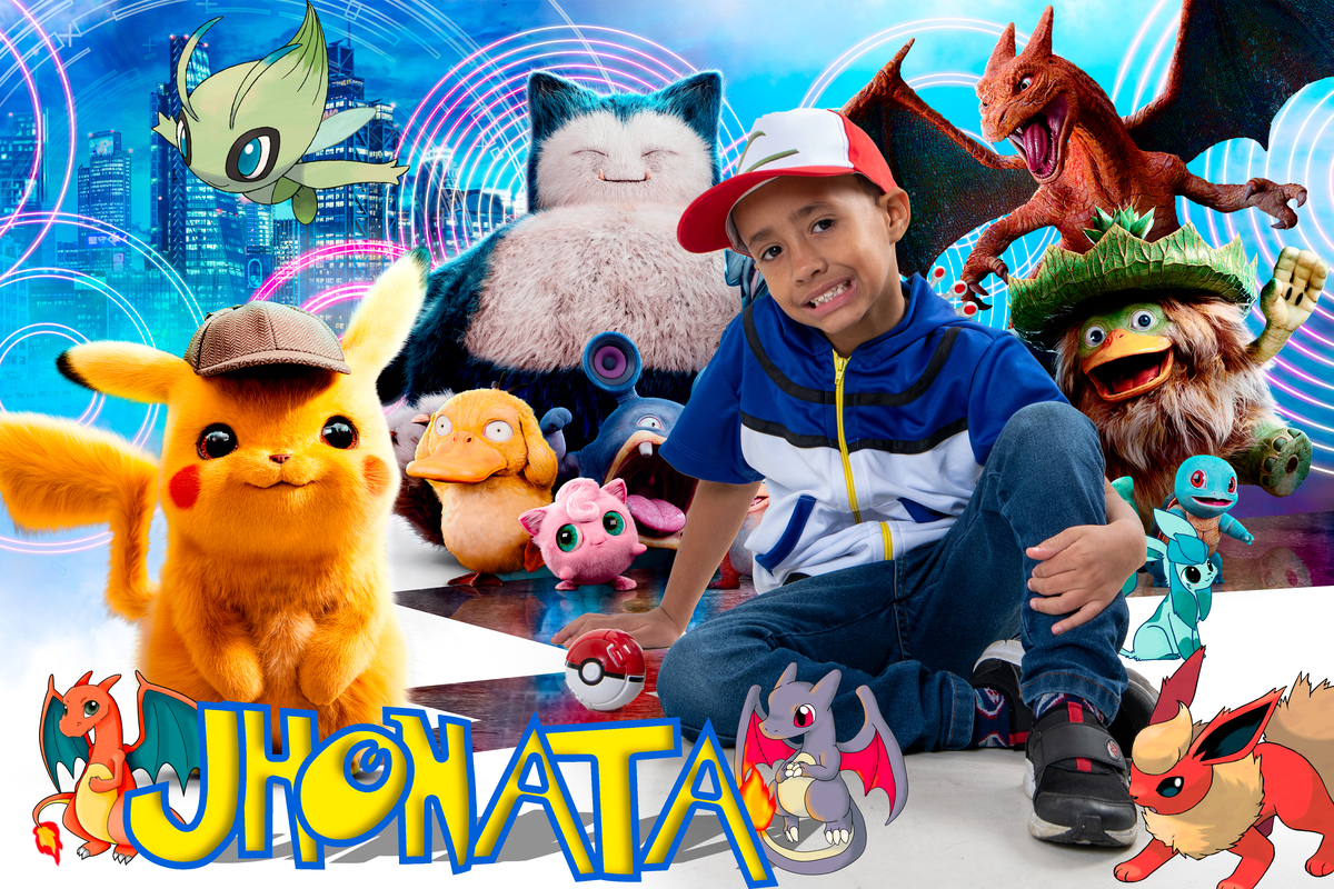 Ensaio fotográfico inspirado nos pokemóns, que ficou super divertido e cheio de aventura 