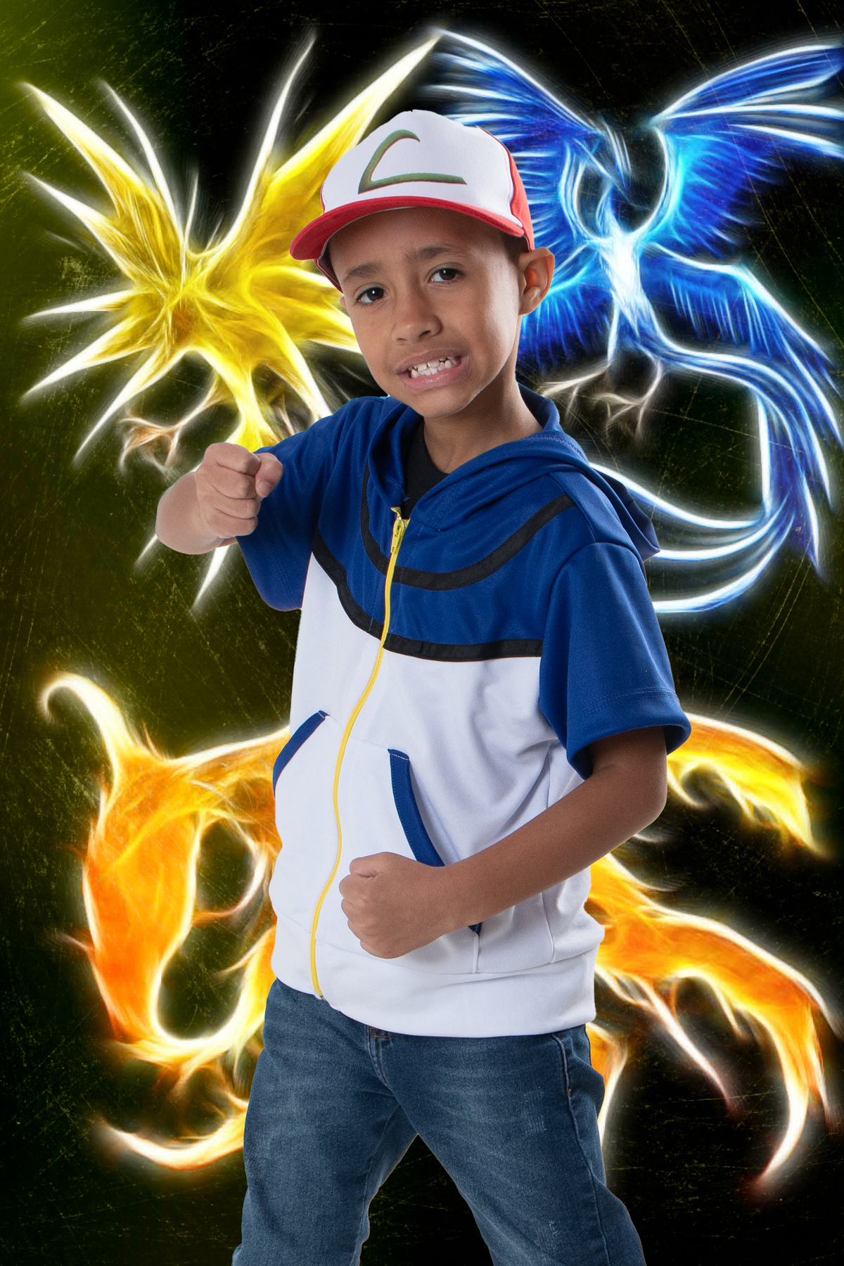 Ensaio fotográfico inspirado nos pokemóns, que ficou super divertido e cheio de aventura 