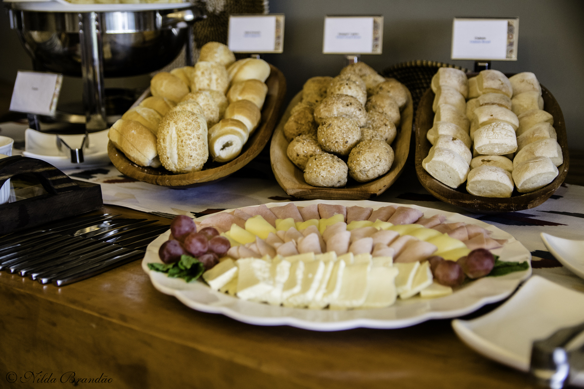 Café da manhã corporativo. 