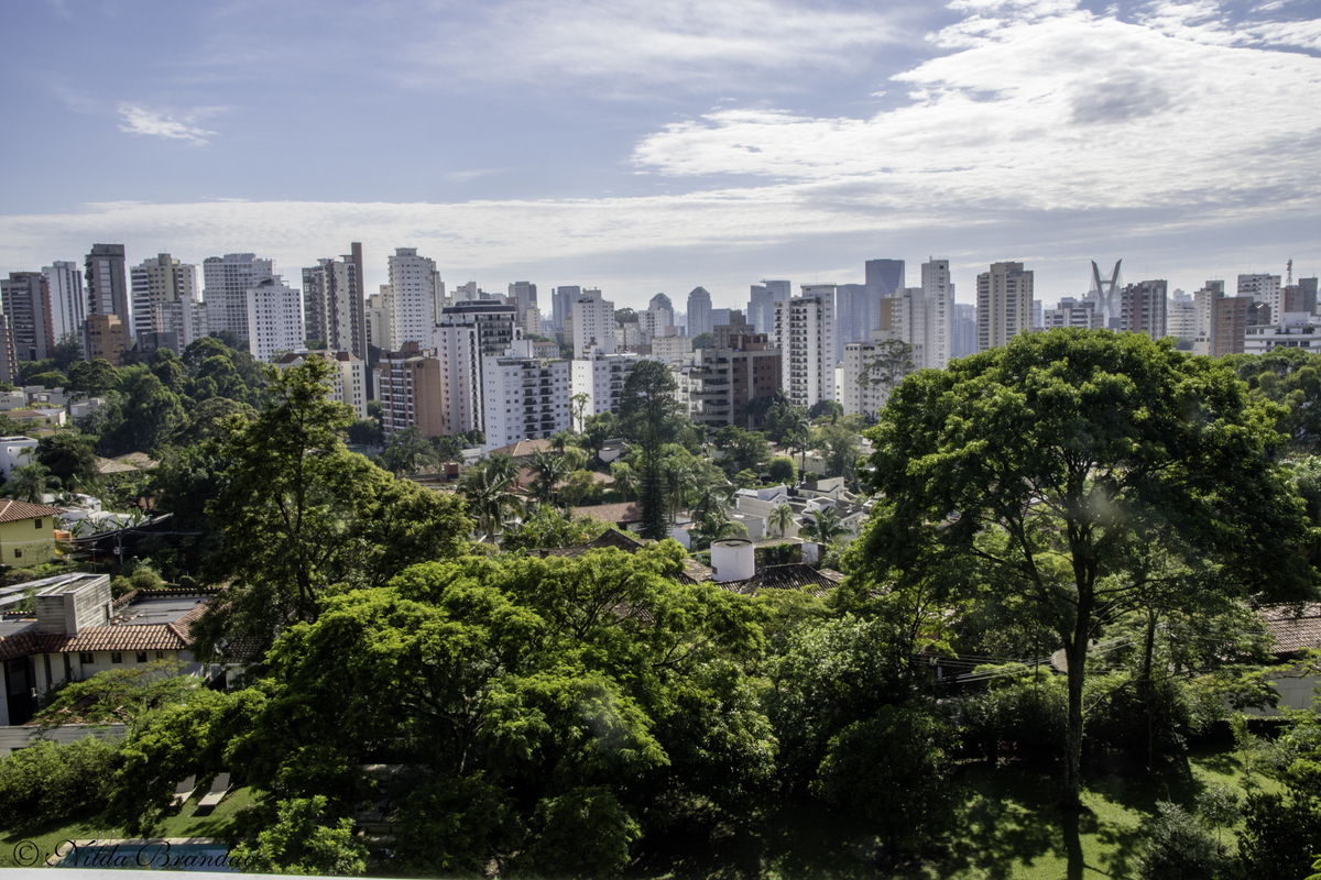Vista da cidade de São Paulo - Evento corporativo. 