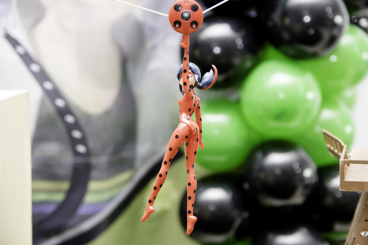 Festa de aniversario de tres anos de menino, com o tema Cat Noir