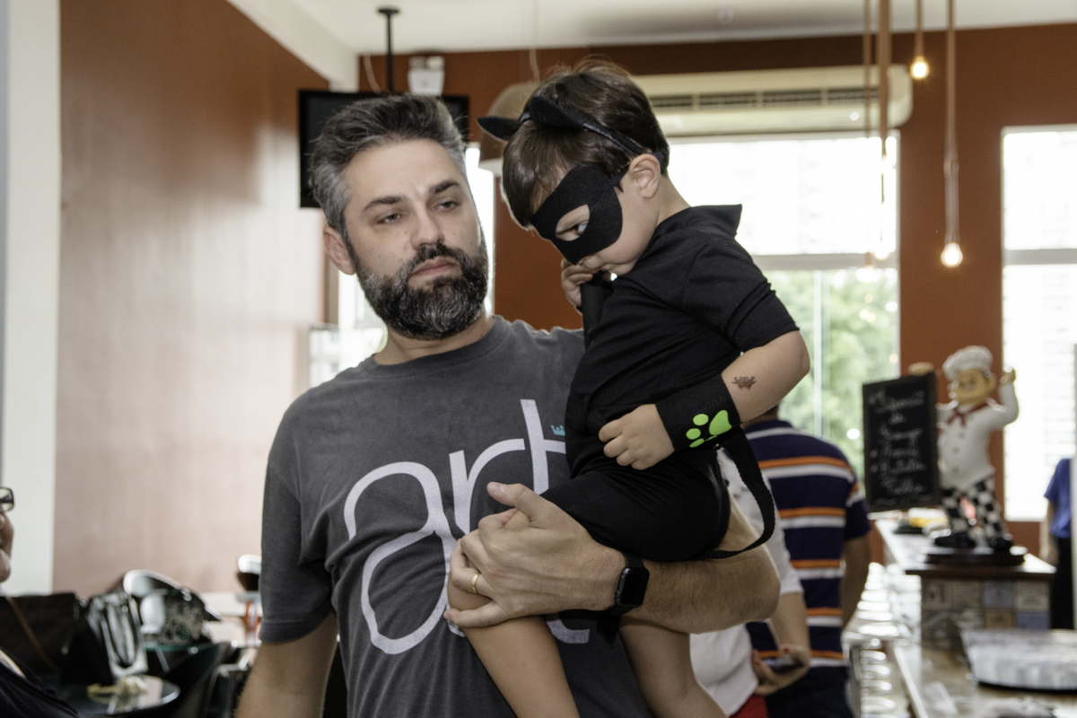 Festa de aniversario de tres anos de menino, com o tema Cat Noir