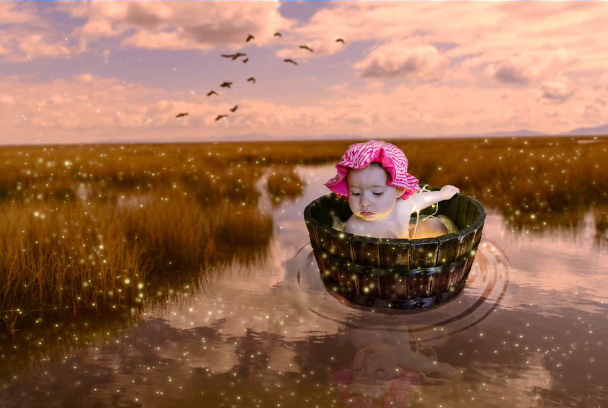 Juntar mundo do faz de conta em fotografias de estudio, ensaio infantil lúdico e encantador.