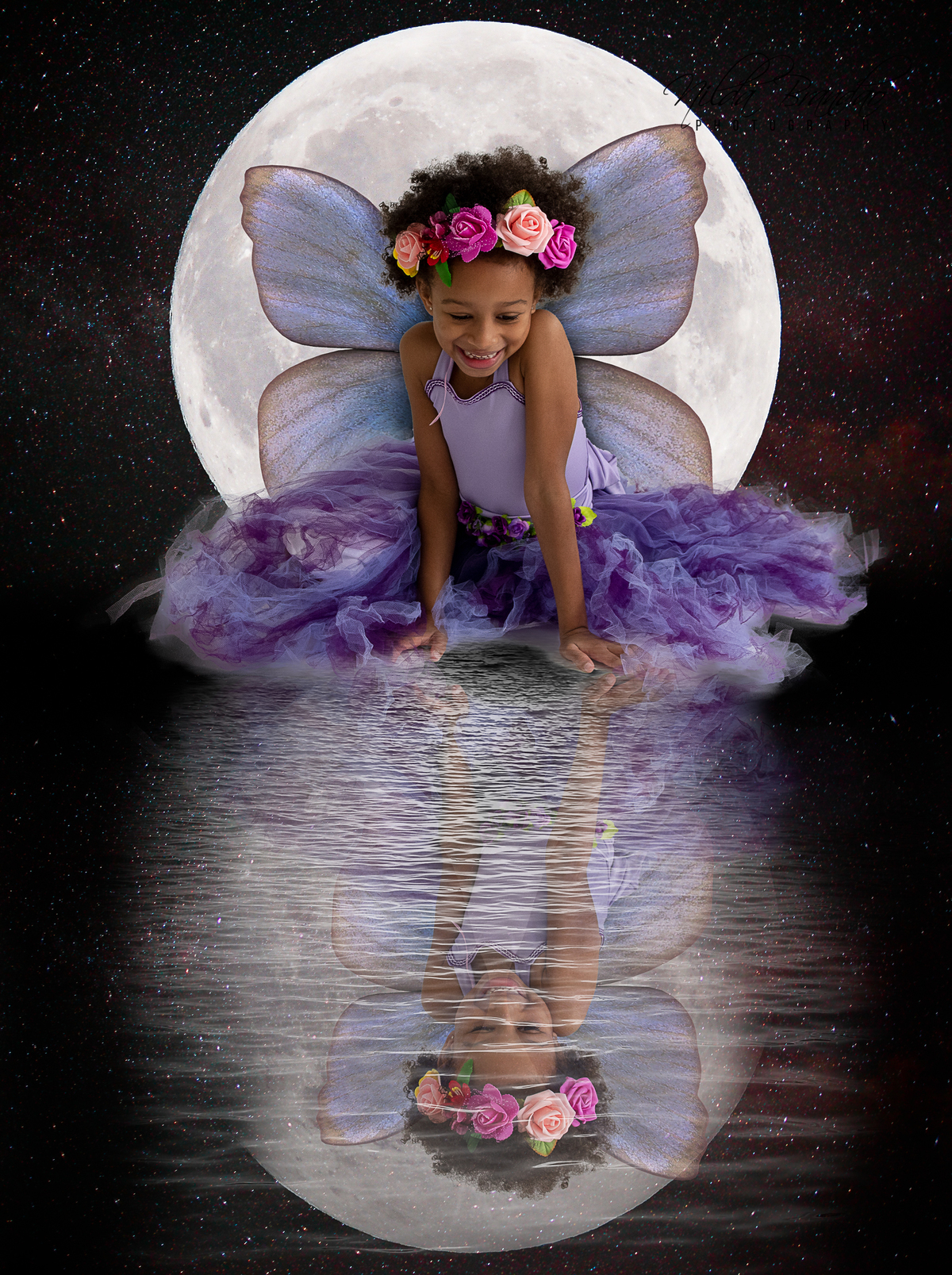 Ensaio fotográfico infantil lúdico, cheio de magia e encantamento, com fadas, princesas e faz de conta. 