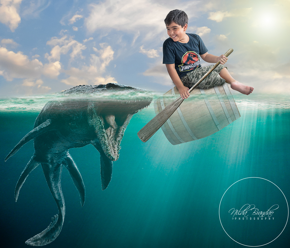 Ensaio fotográfico jurássico.
Quando o  dinossauro te persegue, é melhor correr. Jurassic World