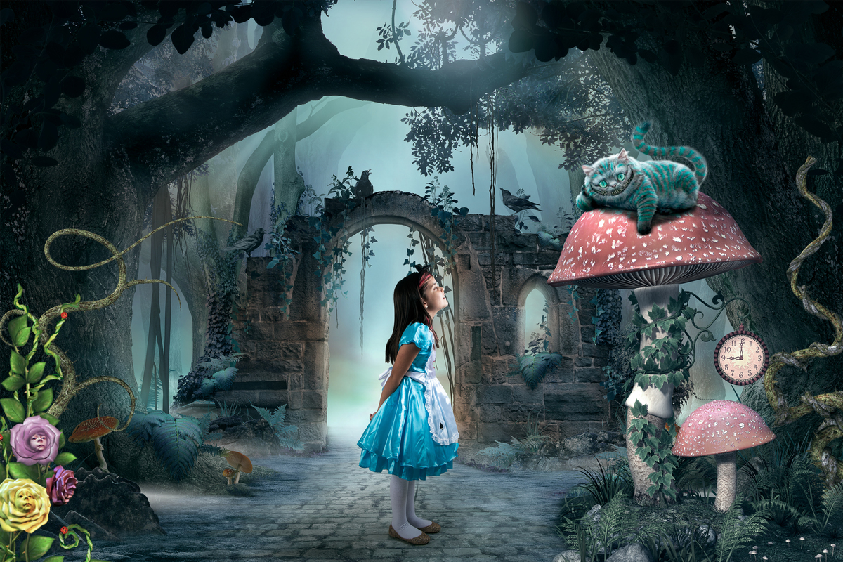 Ensaio lúdico Alice no Pais das Maravilhas 