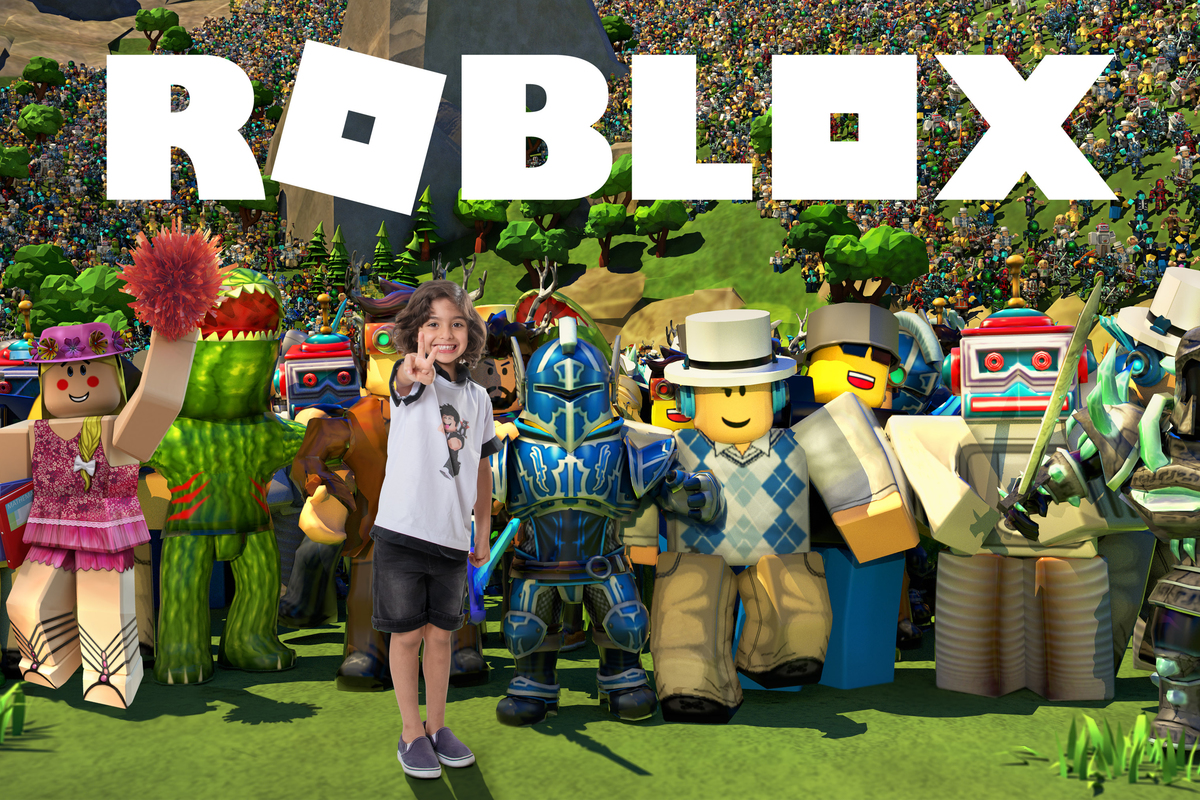 Ensaio fotográfico temático e lúdico no tema Roblox