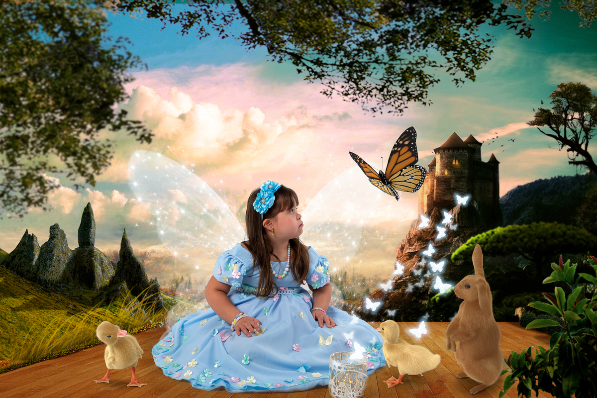 Ensaio temático jardim encantado