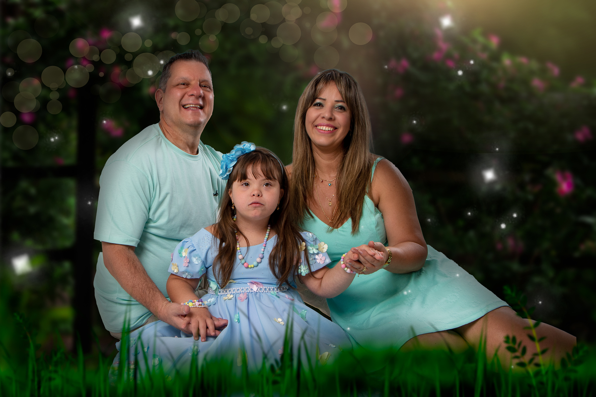 Ensaio temático jardim encantado