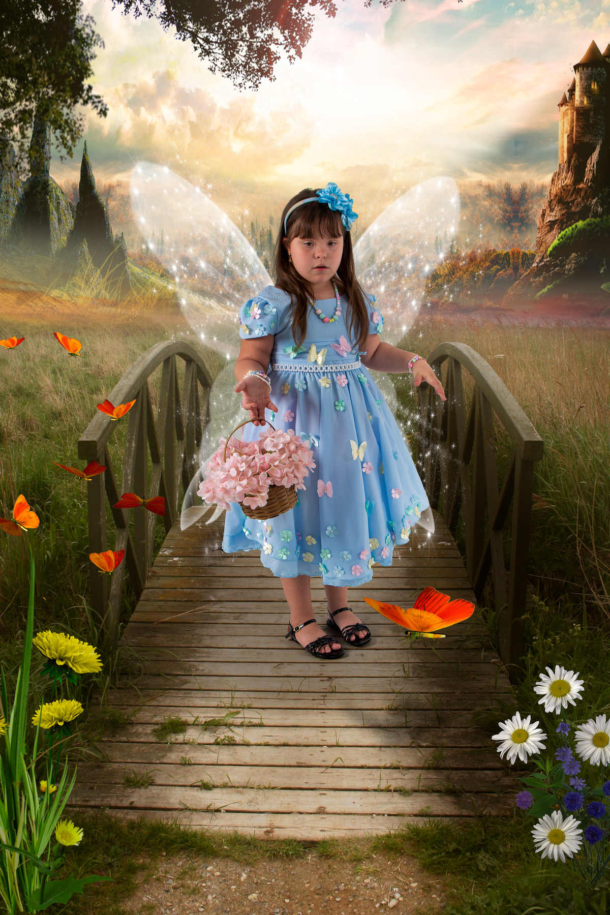 Ensaio temático jardim encantado