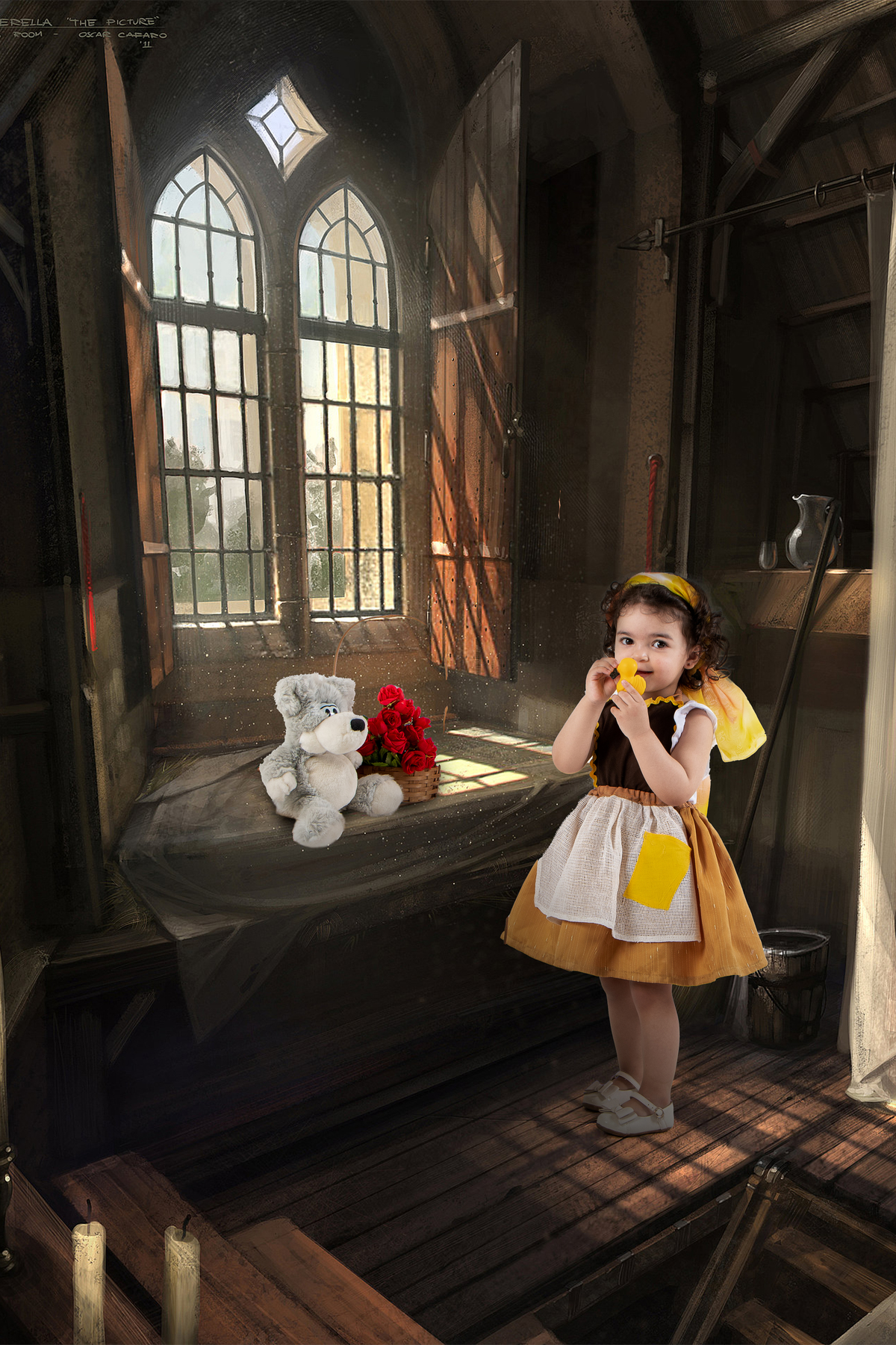 Gata borralheira nesse ensaio fotografico encantado da Cinderela 