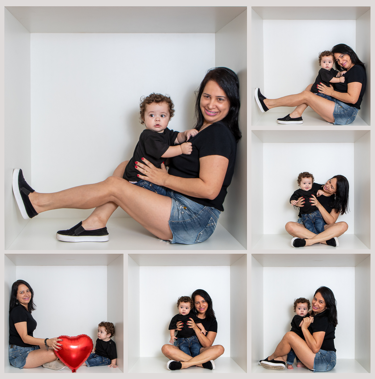 Ensaio fotográfico com fotos na caixa, no cubo, ou como você prefere chamar